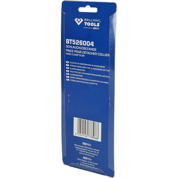 Brilliant Tools Schlauchlösezange Verpackung