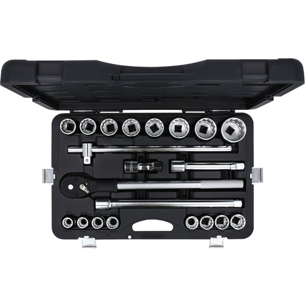 Steckschlüsselsatz im schwarzen Koffer