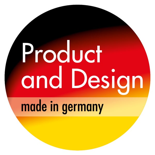 Siegel fuer Produkt und Design made in Germany