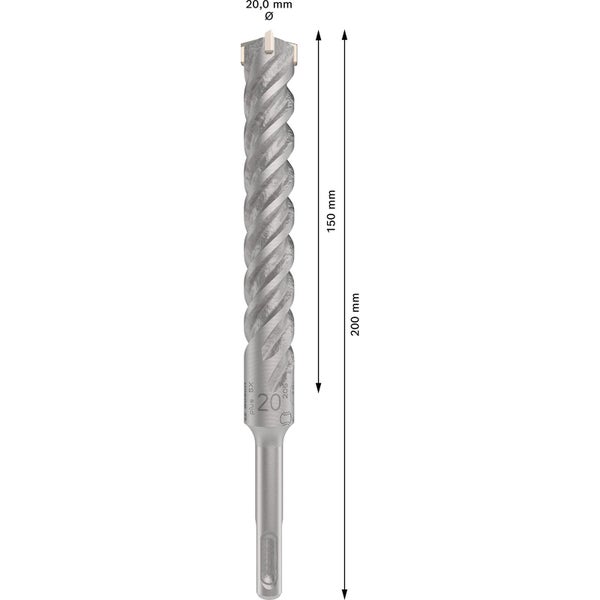 Bosch PRO SDS plus-5X Hammerbohrer 20 x 150 x 200 mm - 2608836639