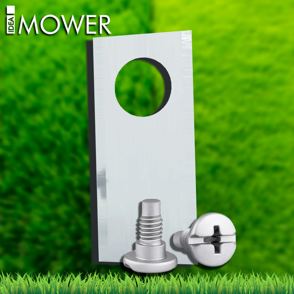 Messer für Rasenmäher mit Schrauben