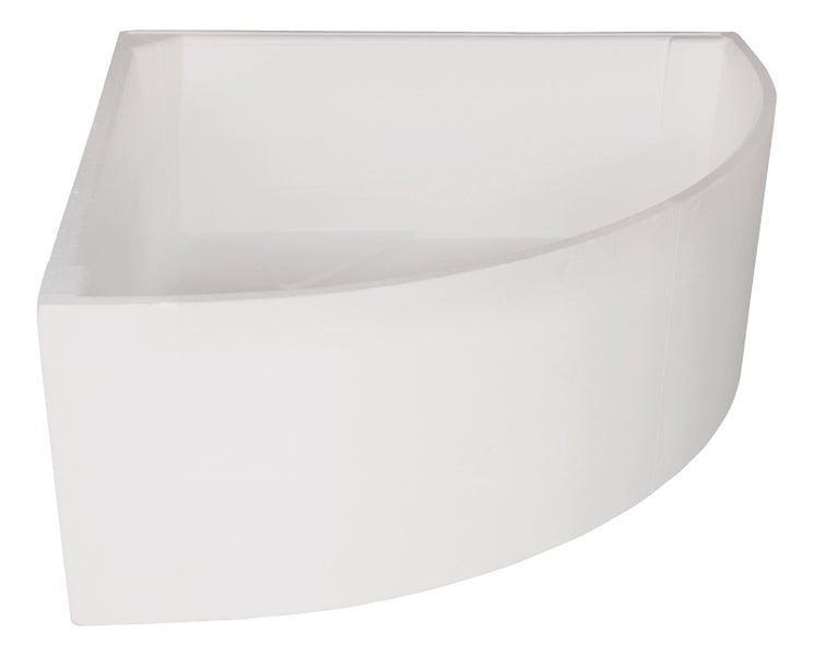 Calmwaters® Wannenträger 140 x 140 cm Original, Passend für Eck-Badewanne 140x140 cm, Styroporträger, Schall- und wärmedämmend, Direkt verfliesbar, Badewannenträger in Weiß, 03AX2458