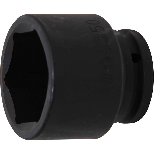 BGS Kraft-Steckschlüssel-Einsatz Sechskant Antrieb Innenvierkant 20 mm (3/4) SW 50 mm - 5650