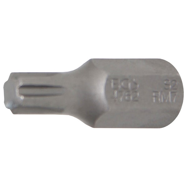 BGS Bit Antrieb Außensechskant 10 mm (3/8) Keil-Profil (für RIBE) M7 - 4762