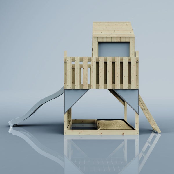 OutdoorToys Spielhaus Meteorit aus Holz in Blau