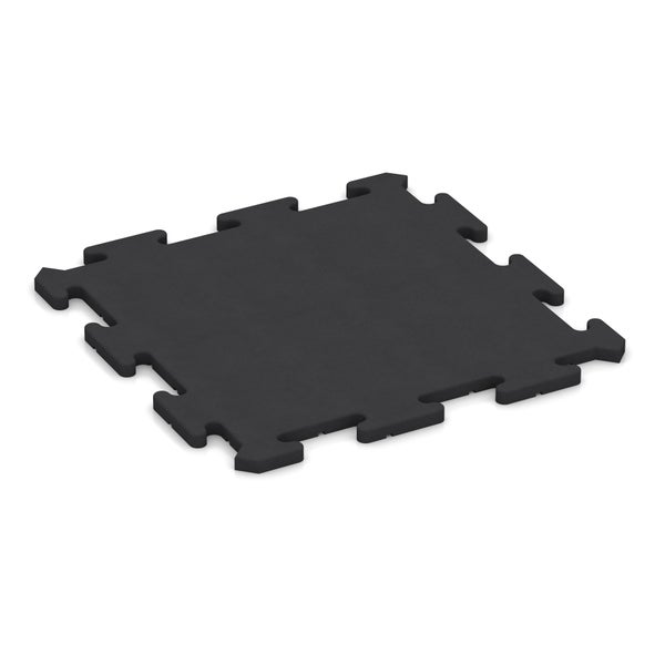 Fitnessstudio-Bodenbelag Fitnessmatte Bodenschutzmatte 50 x 50 x 1,8 cm - Anthrazit - 7 Platten für 1,75 m² | stoß- und rutschfest | schalldämmend | einfach zu verlegen | WARCO