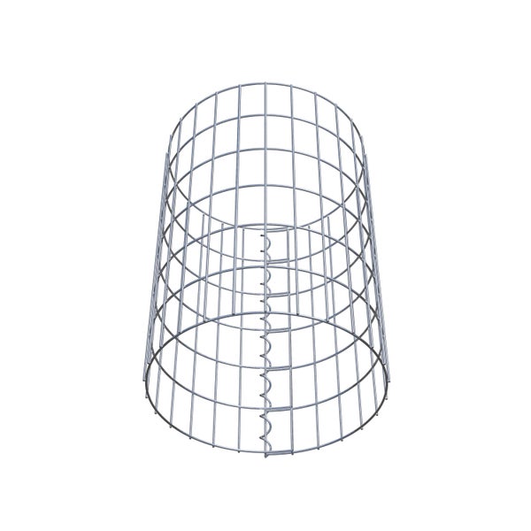 Gabionensäule Durchmesser 42 cm, MW 5 x 10 cm rund - Höhe: 0,60 m