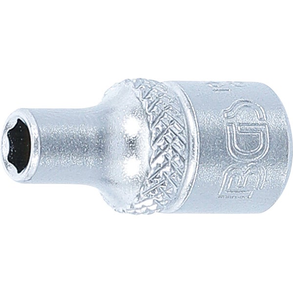 BGS Steckschlüssel-Einsatz Sechskant Antrieb Innenvierkant 6,3 mm (1/4) SW 5/32 - 10650