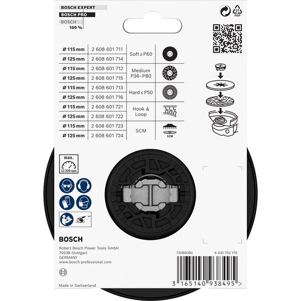 Bosch Fiberscheiben Set Produktdetails