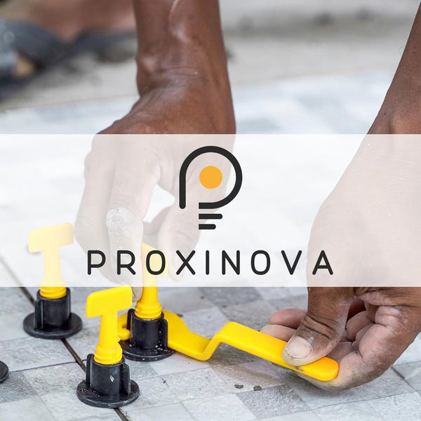 Proxinova Fliesen-Nivelliersystem Kit 100pcs Fliesenabstandhalter, Kratzschutz-System, 2 Schraubenschlüssel, Arbeitshandschuhe, 100 T-Stifte