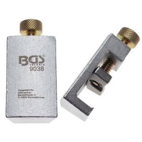 BGS Technic Trennwerkzeug für Batterieklemmen aus Metall mit Feststellschraube