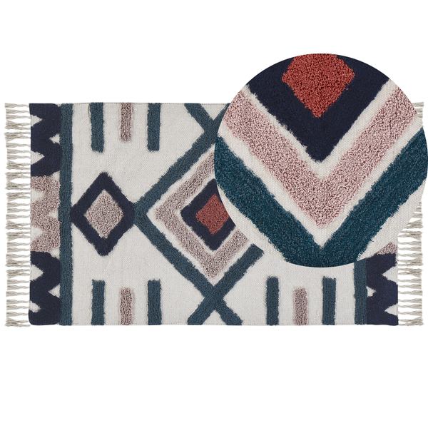 Teppich KOZLU Bunt 80 x 150 cm Baumwolle