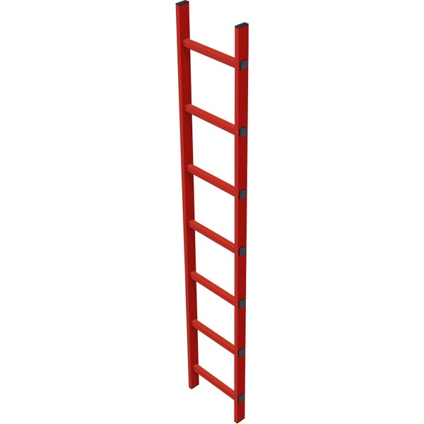 Zarges Schachtleiter 300mm lichte Breite GFK, 9 Sprossen