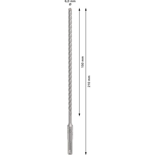 Bosch PRO SDS plus-5X Hammerbohrer 6 x 200 x 260 mm - 2608833780