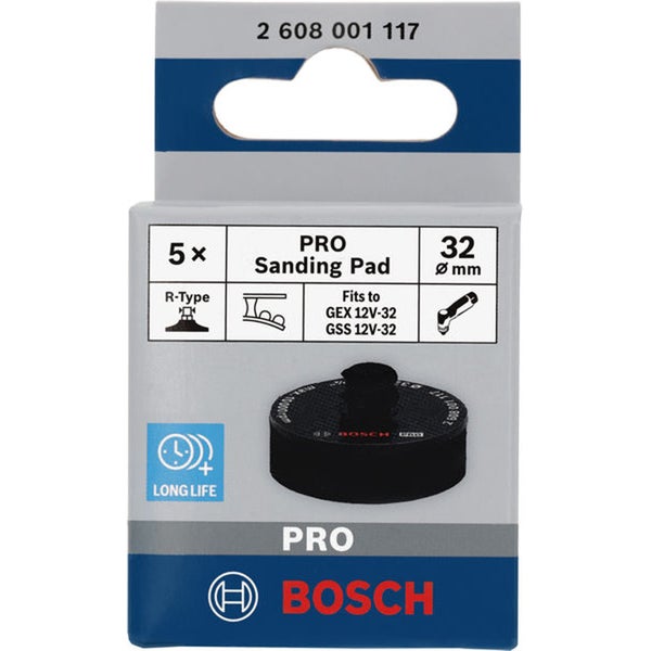 Bosch Schleifpad Pro 32 Millimeter, Fünferpack