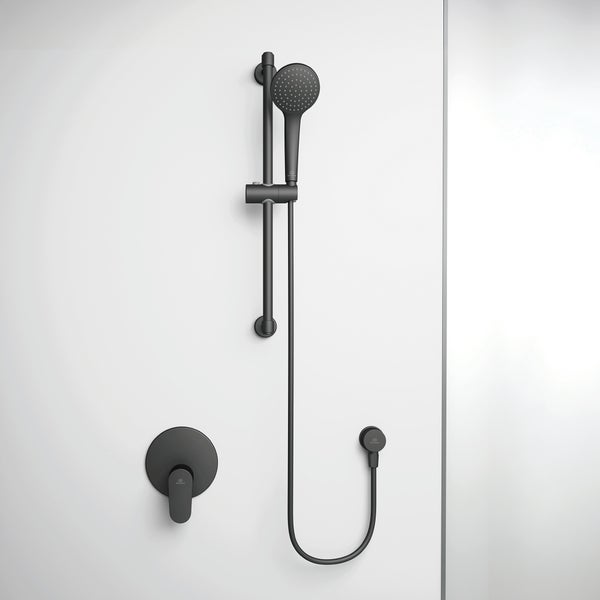 Duscharmatur-Set mit Handbrause und Aufputzmischer