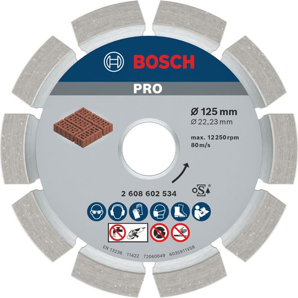 Bosch Pro Trennscheibe Durchmesser 125 mm