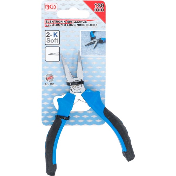 BGS electronic long nose pliers 130 mm