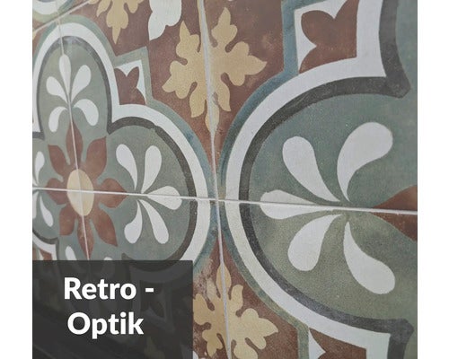 Fliesen mit Retro Muster