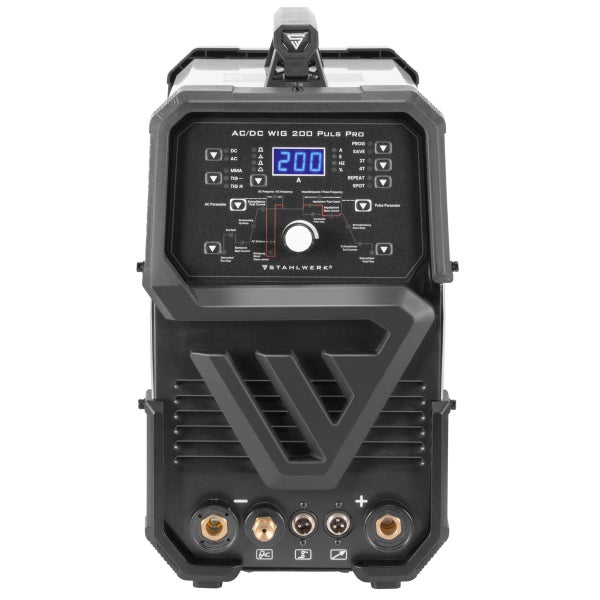 STAHLWERK Digitales Schweißgerät AC/DC WIG 200 Puls Pro IGBT Inverter 200A