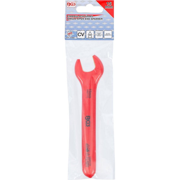 BGS Einzelmaulschlüssel 15 mm im Einzelhandelspaket
