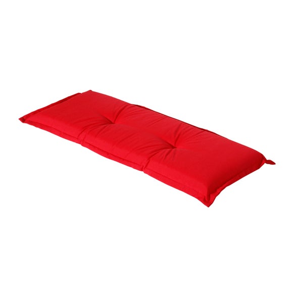 Bankauflage Panama rot - Ca. 120x48 cm