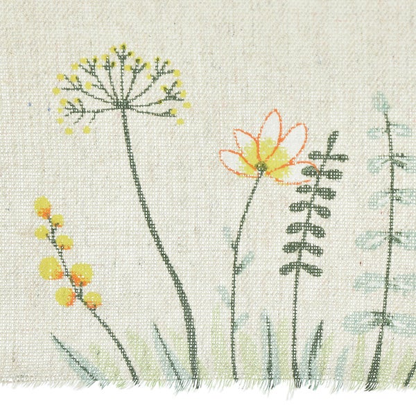 Stoffmuster mit Blumenmotiven