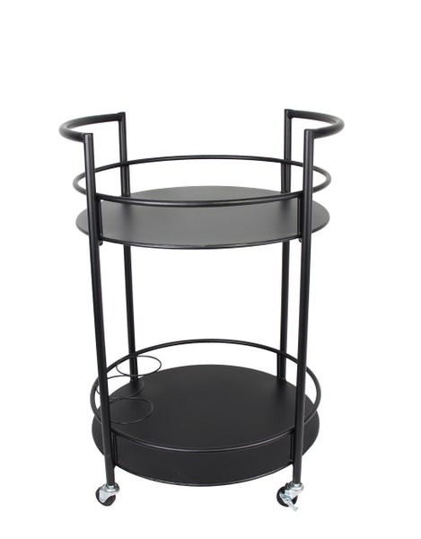 FRANK FLECHTWAREN | Servierwagen Bar, METALL, 50 x 46,5 x 69,5 cm