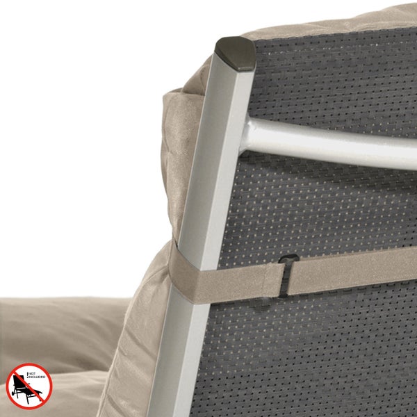 Beautissu Flair RL Rollliegenauflage 190x60x8cm Natur
