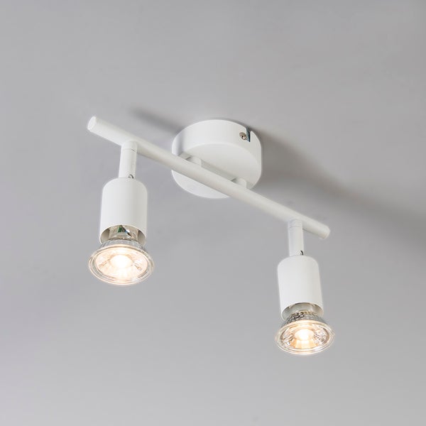 Deckenleuchte mit zwei Strahlern