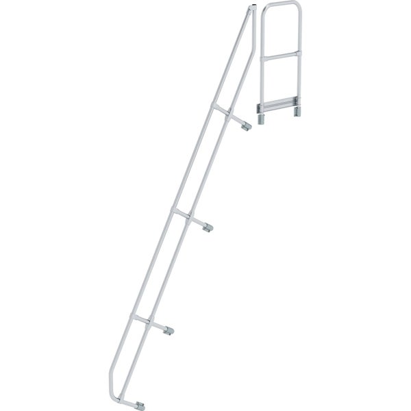 Günzburger Steigtechnik zweiter Handlauf für Treppe mit Plattform 60° mit 13 Stufen - 600593