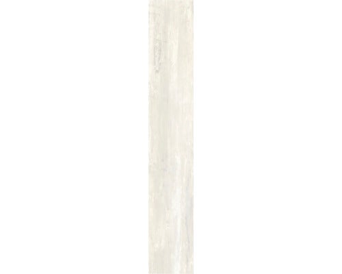 Wand- und Bodenfliese Chalet 2.0 arctic white 20x120 cm matt rektifiziert