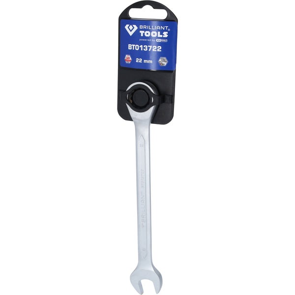 Brilliant Tools Ringmaulschlüssel mit Ratsche, 22 mm