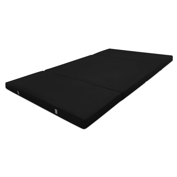 Beautissu Comfort Klappmatratze 195x120x7cm Schwarz