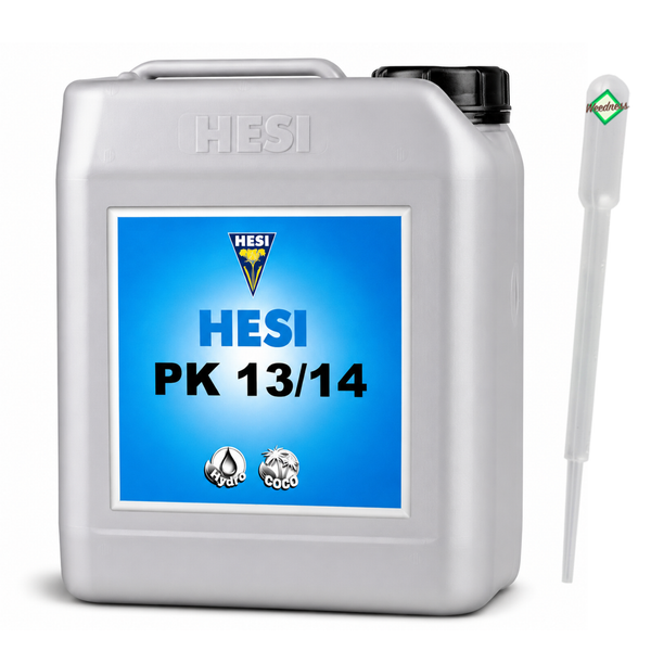 Hesi PK 13/14 Blütebooster Dünger im Kanister mit Dosierpipette für Hydro und Coco