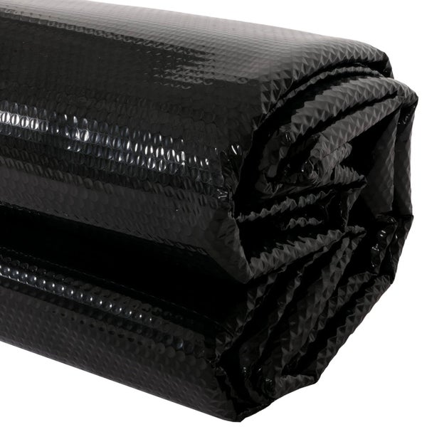 Rolle aus schwarzer Teichfolie