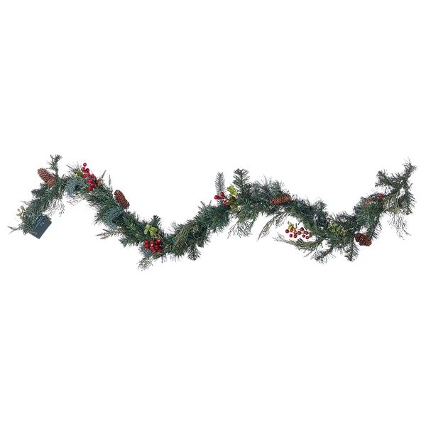 Weihnachtsgirlande LED ELBRUS 180 cm Grün