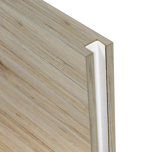 Tür Schiebetür Komplettset Holz Eiche 880x2035 Zimmertür Holztür Schiebetürsystem -  Quadratgriff+2seitiger Softclose