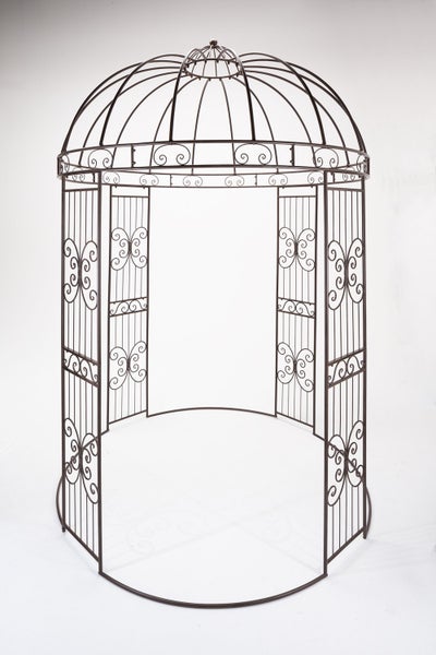 FRANK FLECHTWAREN | Metall-Pavillon Romance, METALL, 200 x 200 x 300 cm