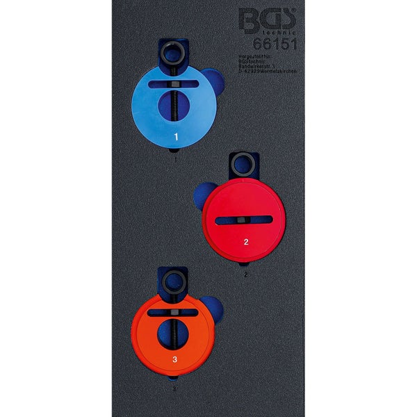 BGS technic Bohrlehren Satz im Koffer