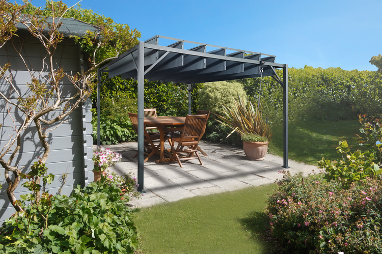 Schild mit der Aufschrift Ja, wir Katze! und einer Katzengrafik