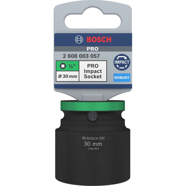 Bosch Pro Steckschlüssel 30 mm, 1/2 Zoll