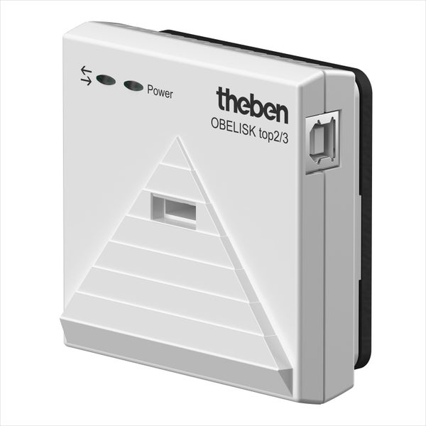 Theben 9070409 PC-Set Obelisk top 2/3 - Speicherkarte mit USB-Steckadapter I Windows kompatibel I Zur Programmierung und direkten Übertragung I Programmierset für Obelisk Software