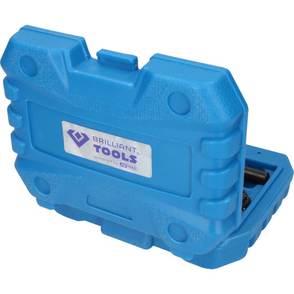 Brilliant Tools Werkzeugsatz im blauen Kunststoffkoffer