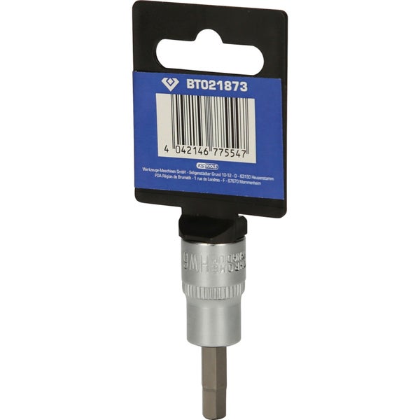 BRILLIANT TOOLS 3/8 Innensechskant Bit-Stecknuss 6 mm - BT021873