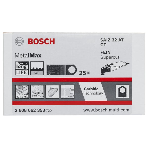 Bosch MetalMax Sägeblatt Set, 25 Stück