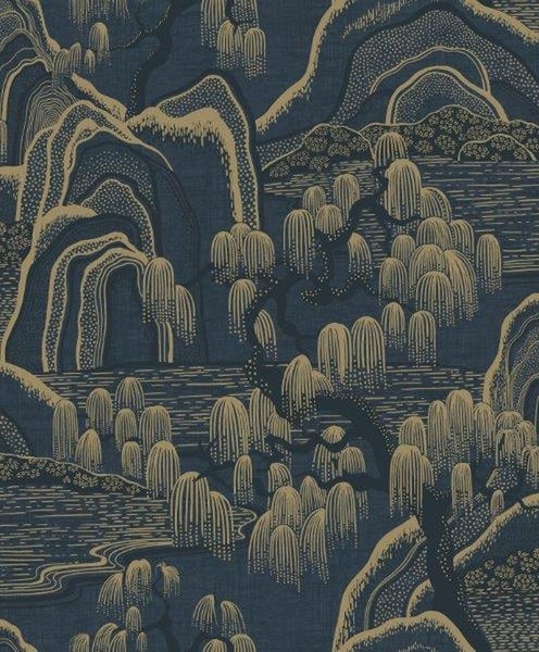 Tapetenrolle mit Landschaftsmuster