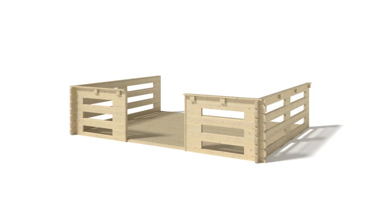 Gartenhaus, Gerätehaus 28m2 - 4x4m - 40mm
