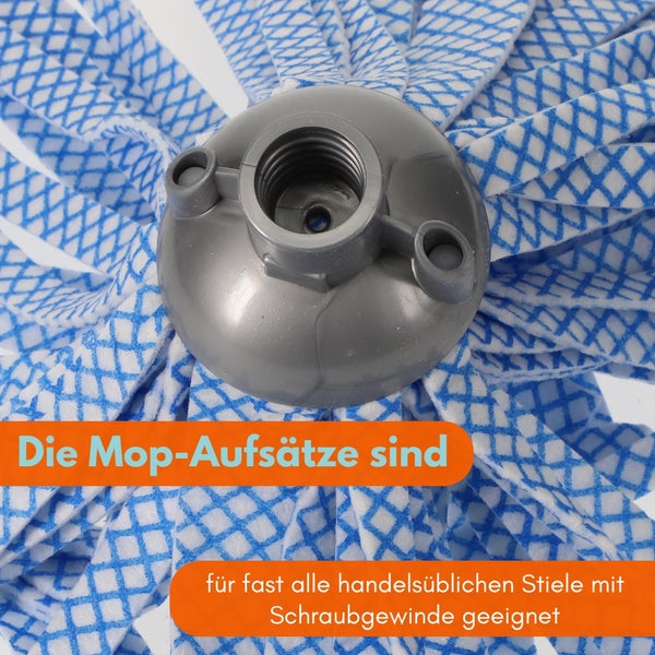 Mopaufsatz mit Schraubgewinde