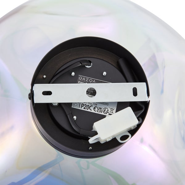 Detailansicht der Deckenbefestigung einer QAZQA Leuchte